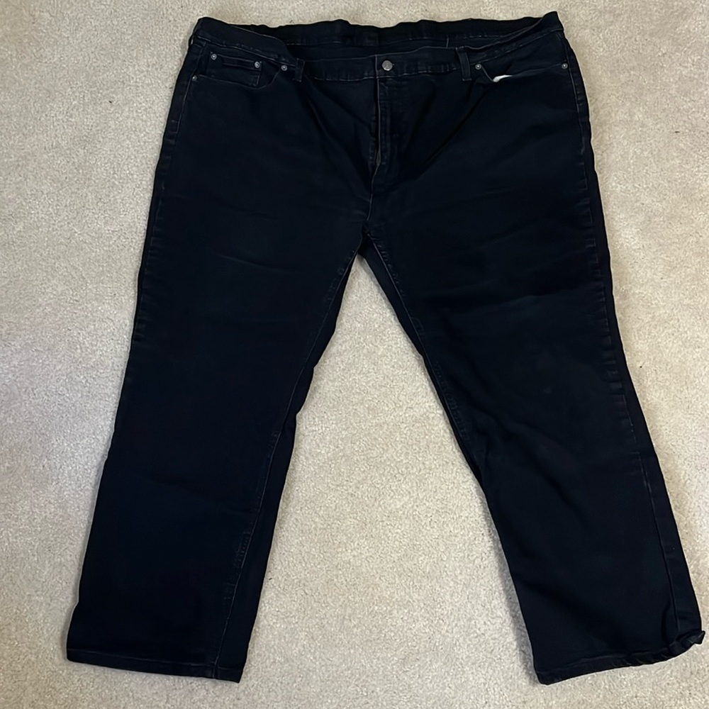 Levi black jeans 52 x 30